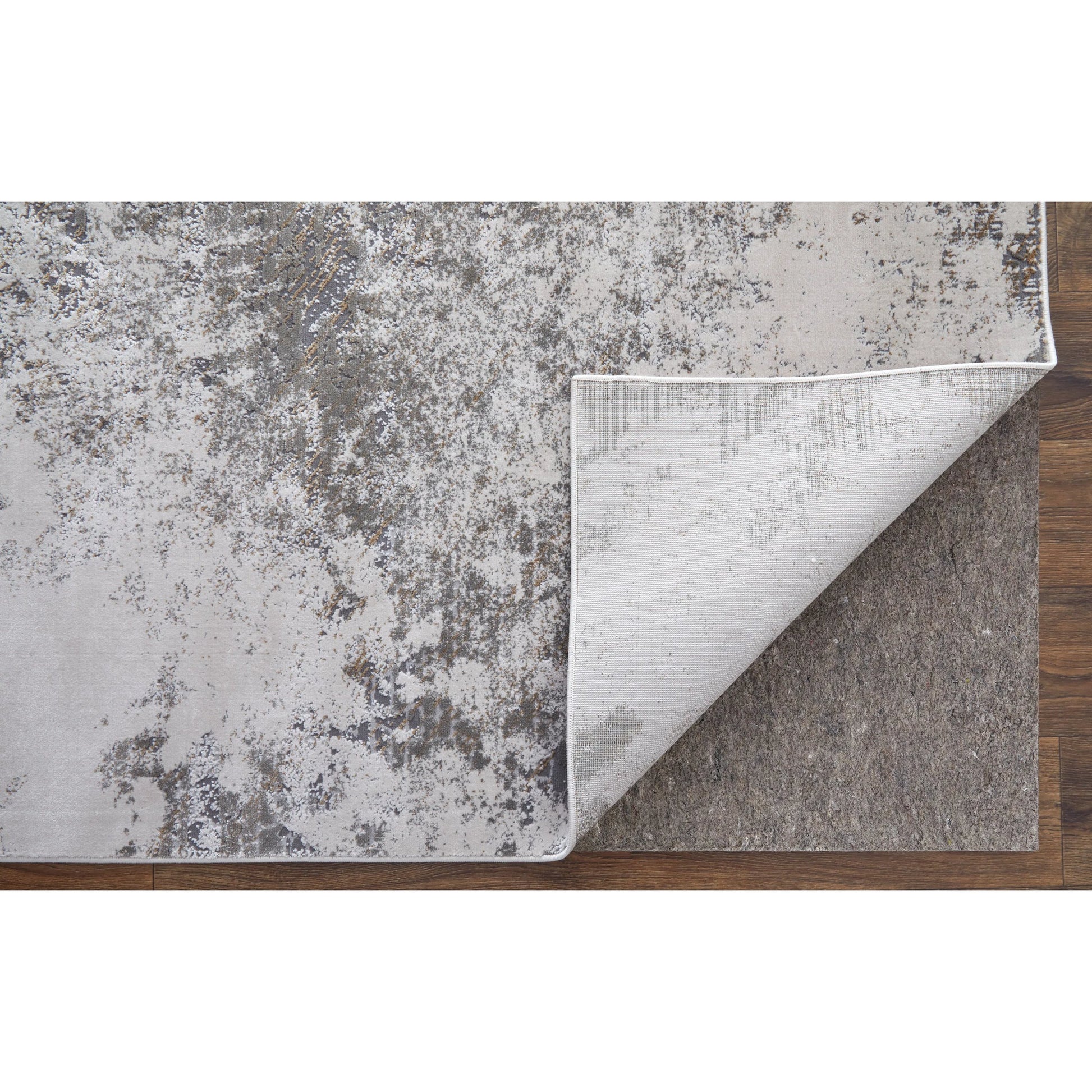 Waldor Rug - 73539NDF by Feizy in gray, silver, taupe. Made from polypropylene, polyester in a unique style.