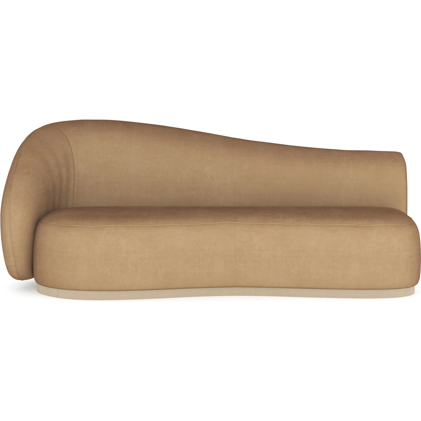 004 SI-2370787 | Additional Silo | Kalahari Sofa by Caracole in camel and sparkling argent. Made from unique in a transitional style.