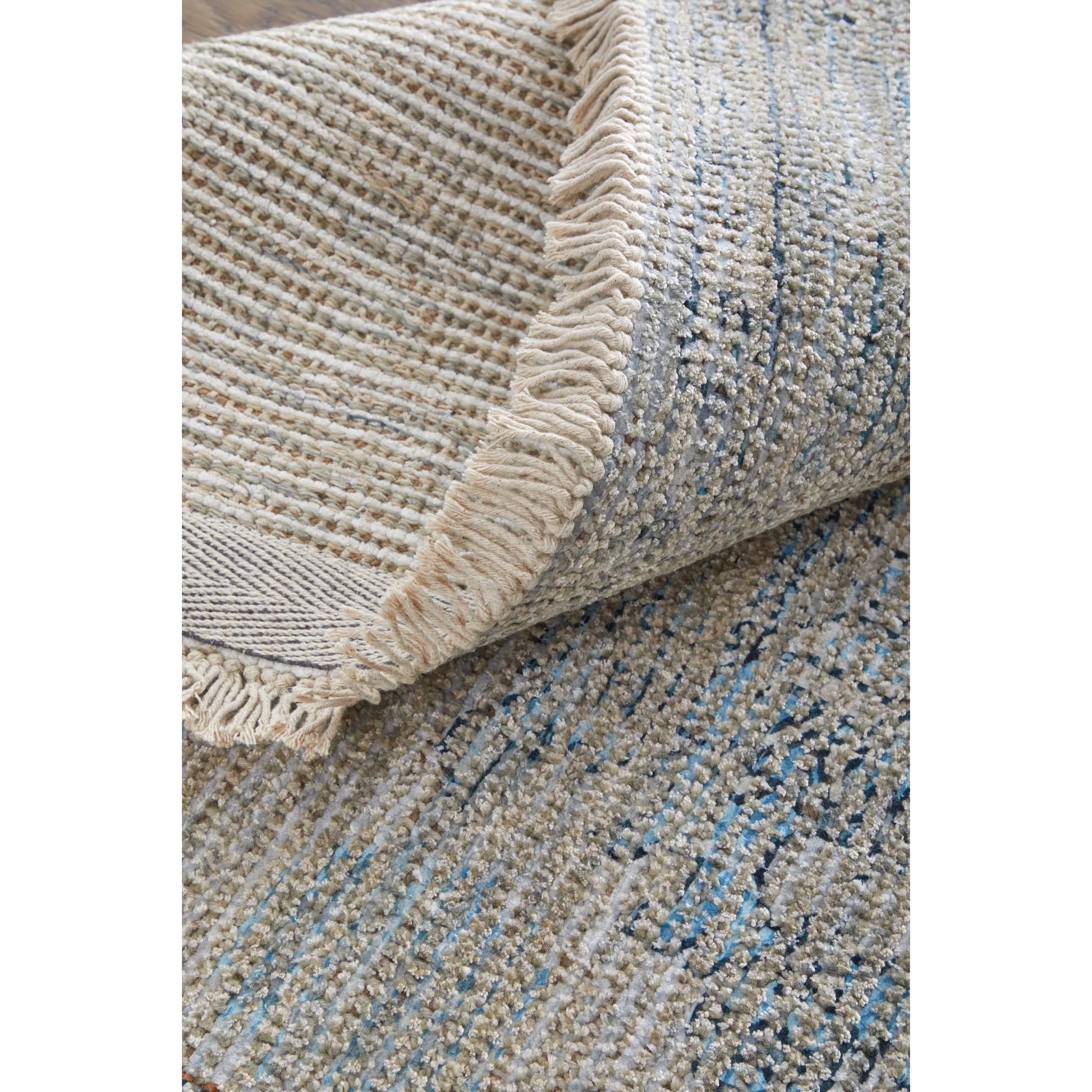 Caldwell Transitional Oriental Rug - 8801F by Feizy in blue, gray, taupe. Made from wool, viscose in a unique style.