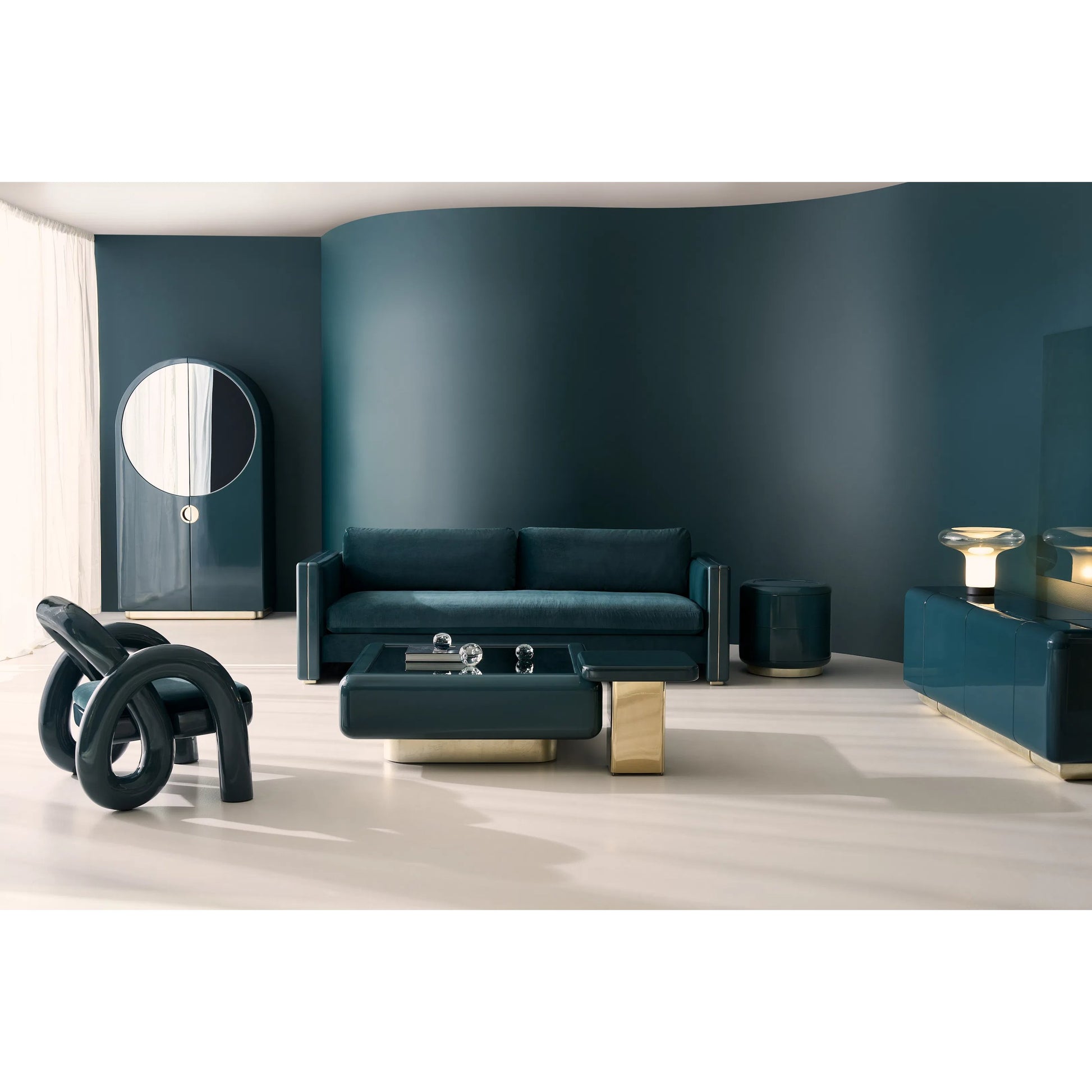 Gelee Round Accent Table by Caracole. Made from unique in a eclectic & global style.