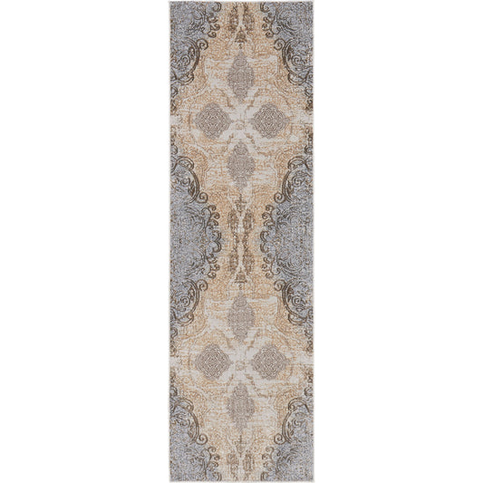 Celene Traditional Rug - 39L1F by Feizy in silver, tan, gray. Made from viscose, polyester in a unique style.