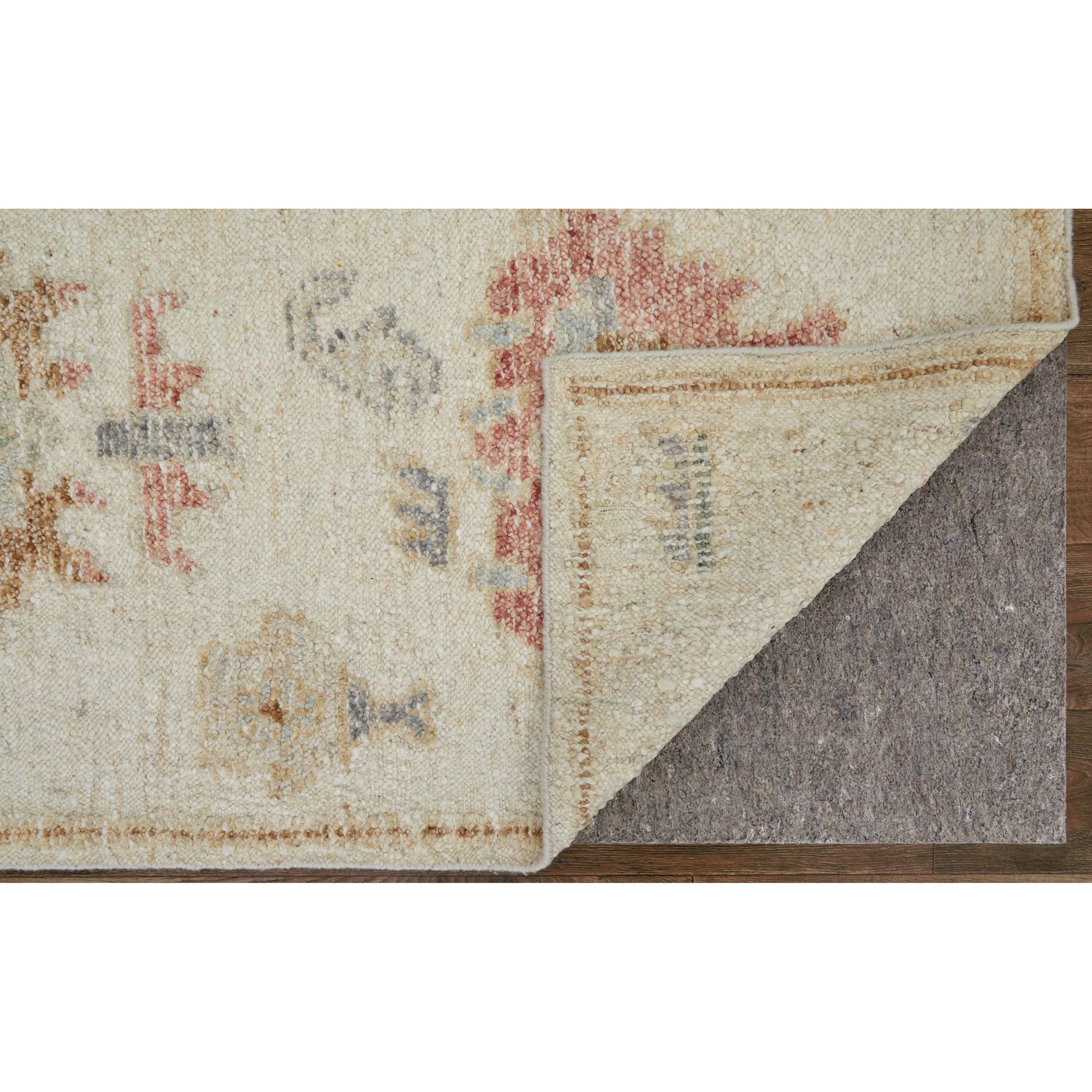 Grafton Traditional Ikat Rug - 69FLF by Feizy in ivory, orange, gray. Made from wool in a unique style.