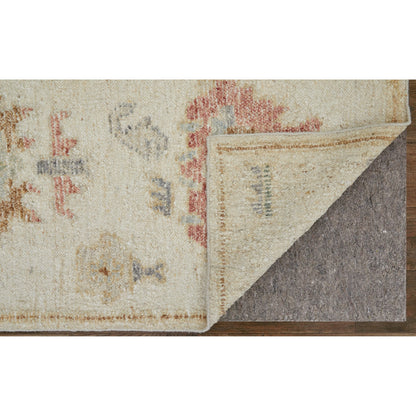 Grafton Traditional Ikat Rug - 69FLF by Feizy in ivory, orange, gray. Made from wool in a unique style.