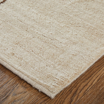 Agape AGP69H7F Rug by Feizy in ivory, brown. Made from wool in a unique style.