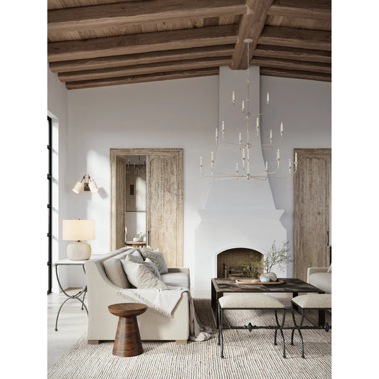 Nottaway Grande Chandelier by Currey and Company. Made from wrought iron in a traditional style.