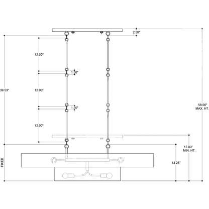 Grand Lotus Oval Chandelier by Currey and Company. Made from wrought iron in a modern style.