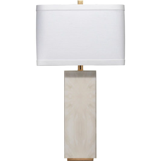 Reflection Table Lamp by Jamie Young in horn, gold leaf. Made from unique in a cottage & farmhouse style.