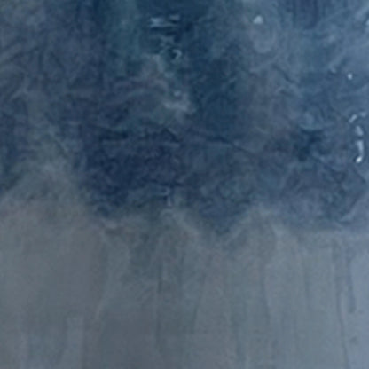 Twilight Table Lamp by Jamie Young in blue ombre enameled metal. Made from iron in a coastal style.