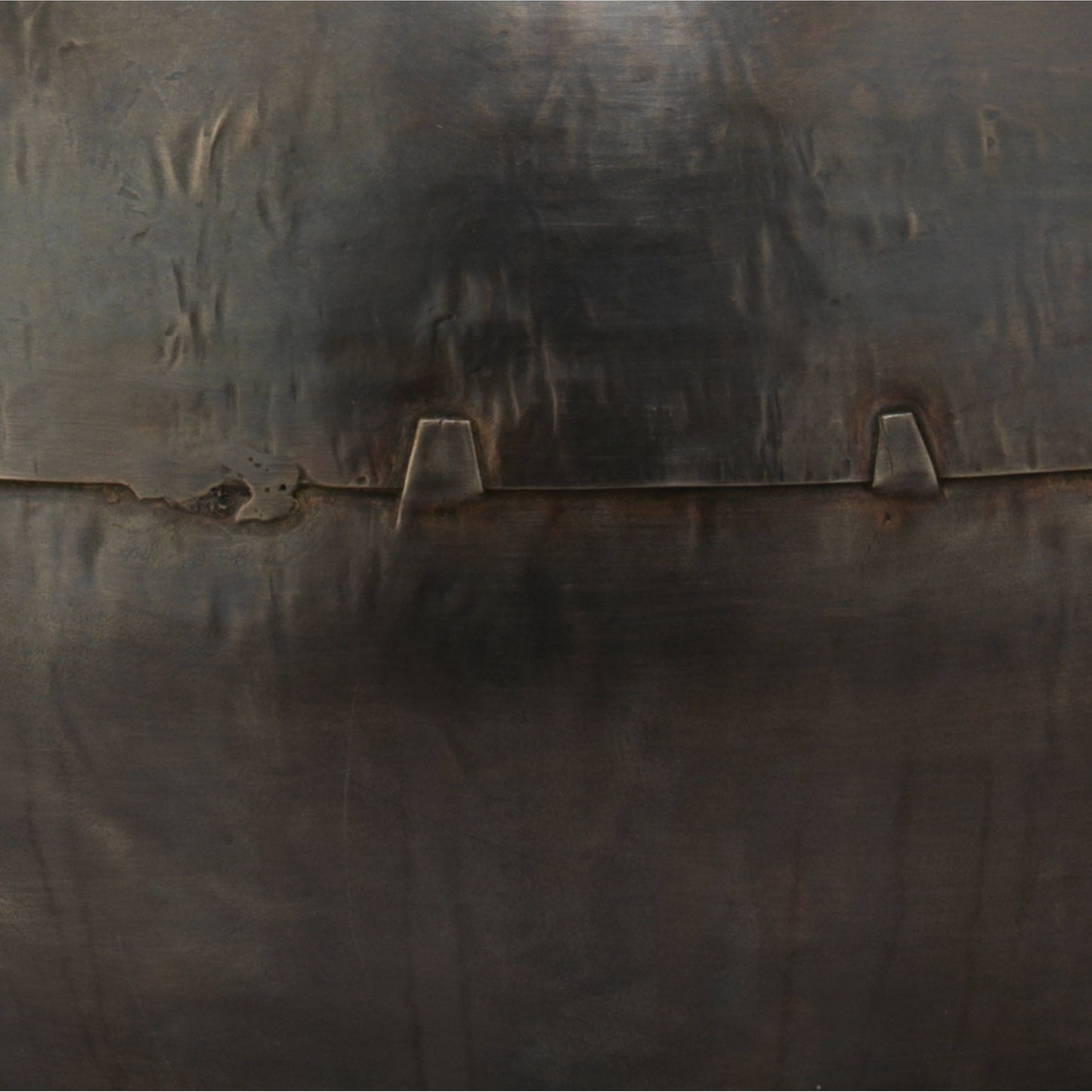 003 S-292336 | Closeup | Two Handled Kettle Table Lamp by Jamie Young in iron. Made from metal in a modern style.