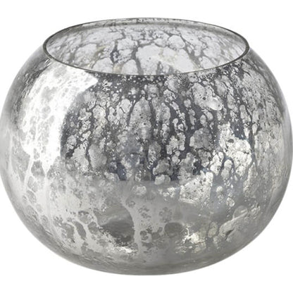 Votive Bowl by Regina Andrew in antique mercury and antique mercury. Made from glass in a traditional style.