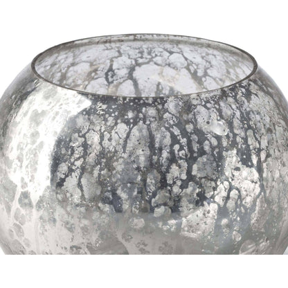 Votive Bowl by Regina Andrew in antique mercury and antique mercury. Made from glass in a traditional style.