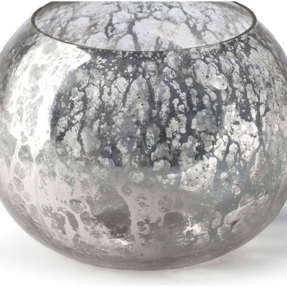 Votive Bowl by Regina Andrew in antique mercury and antique mercury. Made from glass in a traditional style.