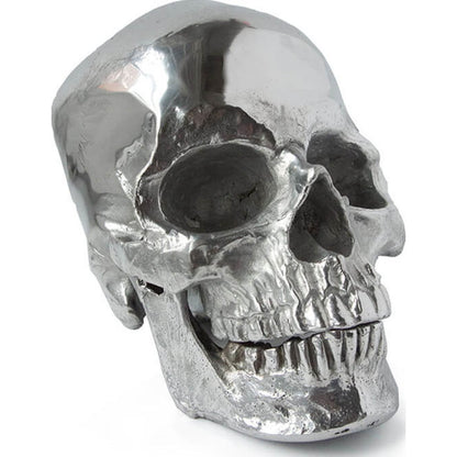 Metal Skull by Regina Andrew in bronze and bronze. Made from aluminum in a modern style.