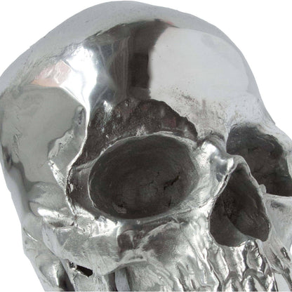 Metal Skull by Regina Andrew in bronze and bronze. Made from aluminum in a modern style.