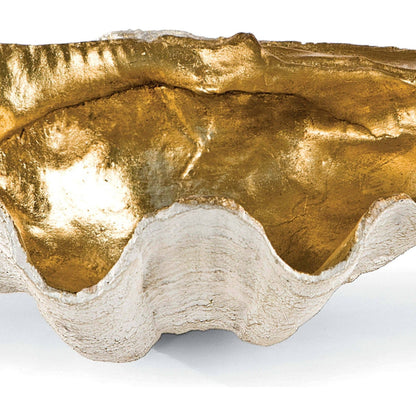 Clam Bowl by Regina Andrew. Made from resin in a coastal style.