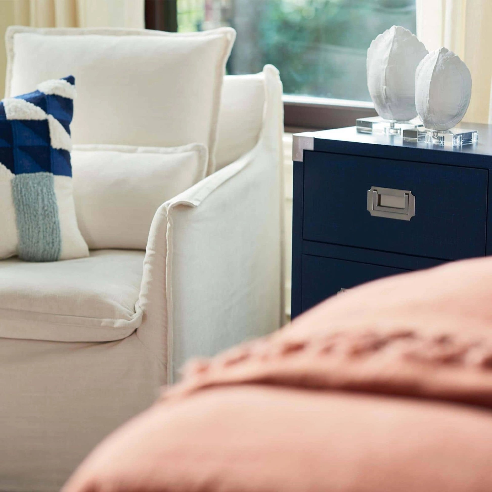 Turtle Shells on Crystal (Set of 2) by Regina Andrew in white, natural. Made from resin in a coastal style.