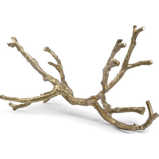 Metal Branch by Regina Andrew. Made from aluminum in a traditional style.