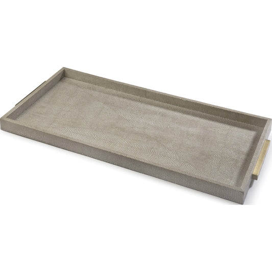 Rectangle Shagreen Boutique Tray by Regina Andrew. Made from mdf in a modern style.