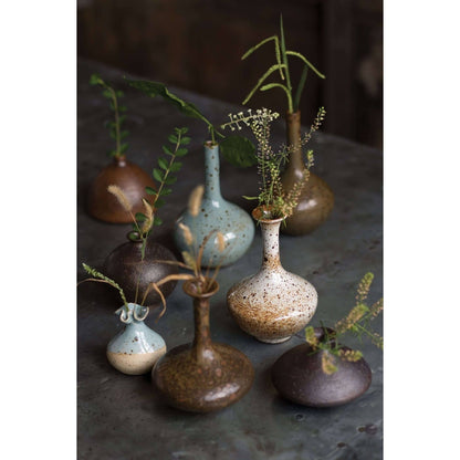 Porcelain Bud Vases by Regina Andrew in brown. Made from ceramic in a eclectic & global style.