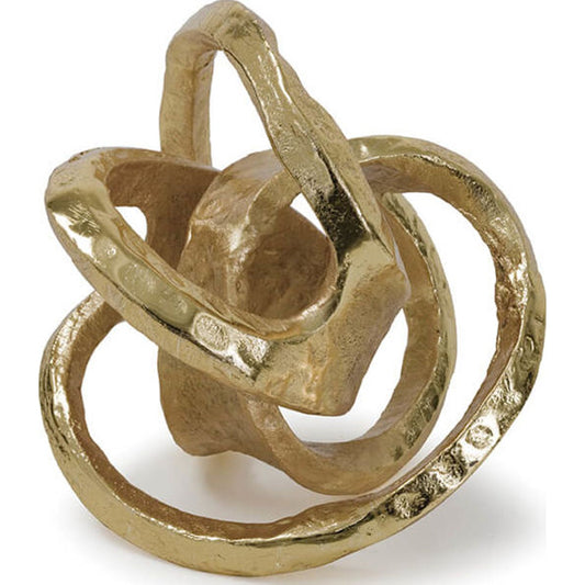 Metal Knot by Regina Andrew. Made from aluminum in a modern style.