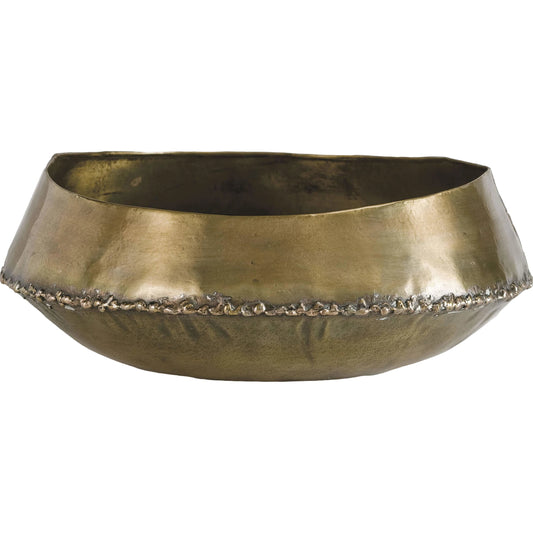 Bedouin Bowl by Regina Andrew in brass and natural brass. Made from brass in a eclectic & global style.