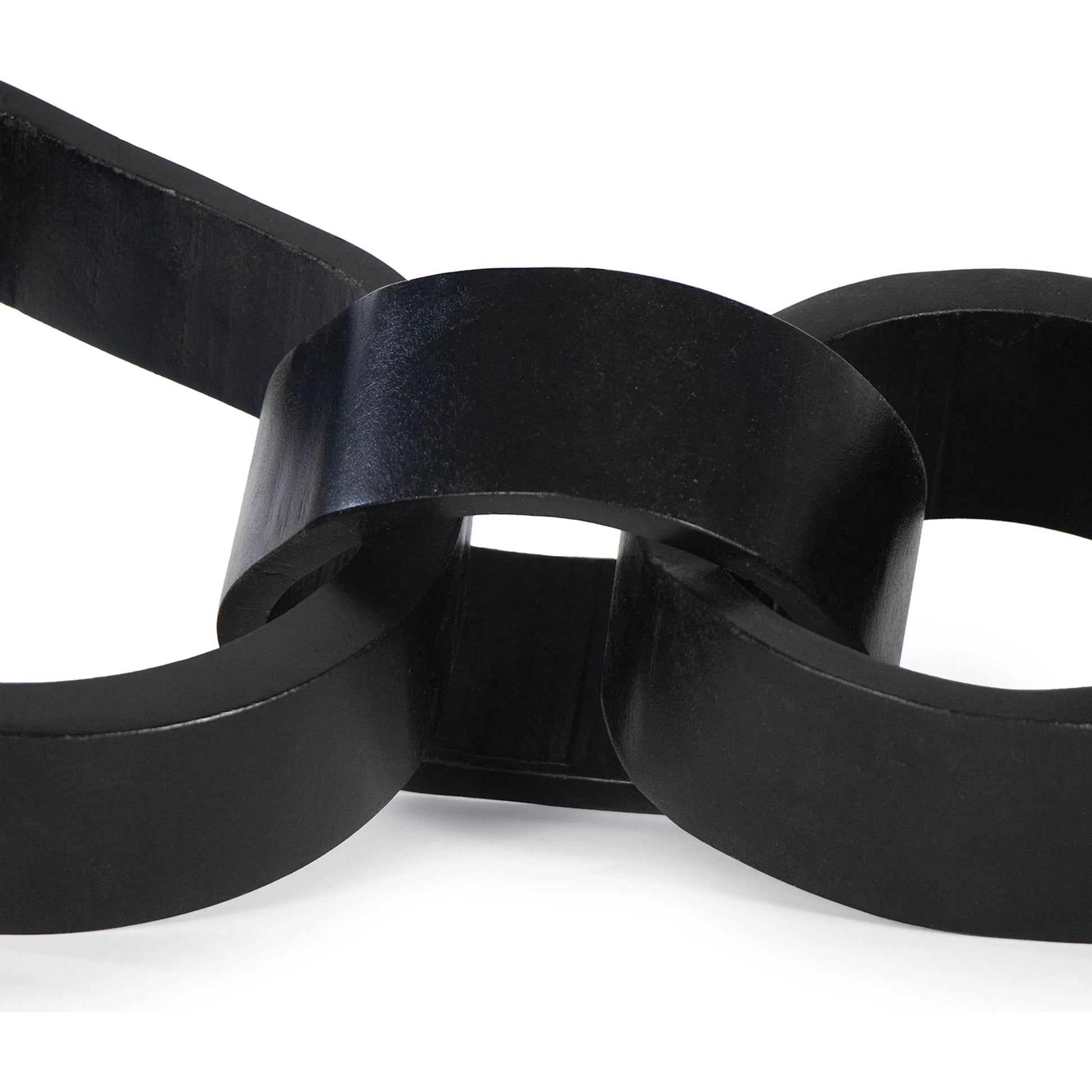 Wooden Links Centerpiece by Regina Andrew. Made from acacia wood in a modern style.