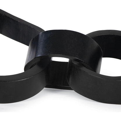 Wooden Links Centerpiece by Regina Andrew. Made from acacia wood in a modern style.