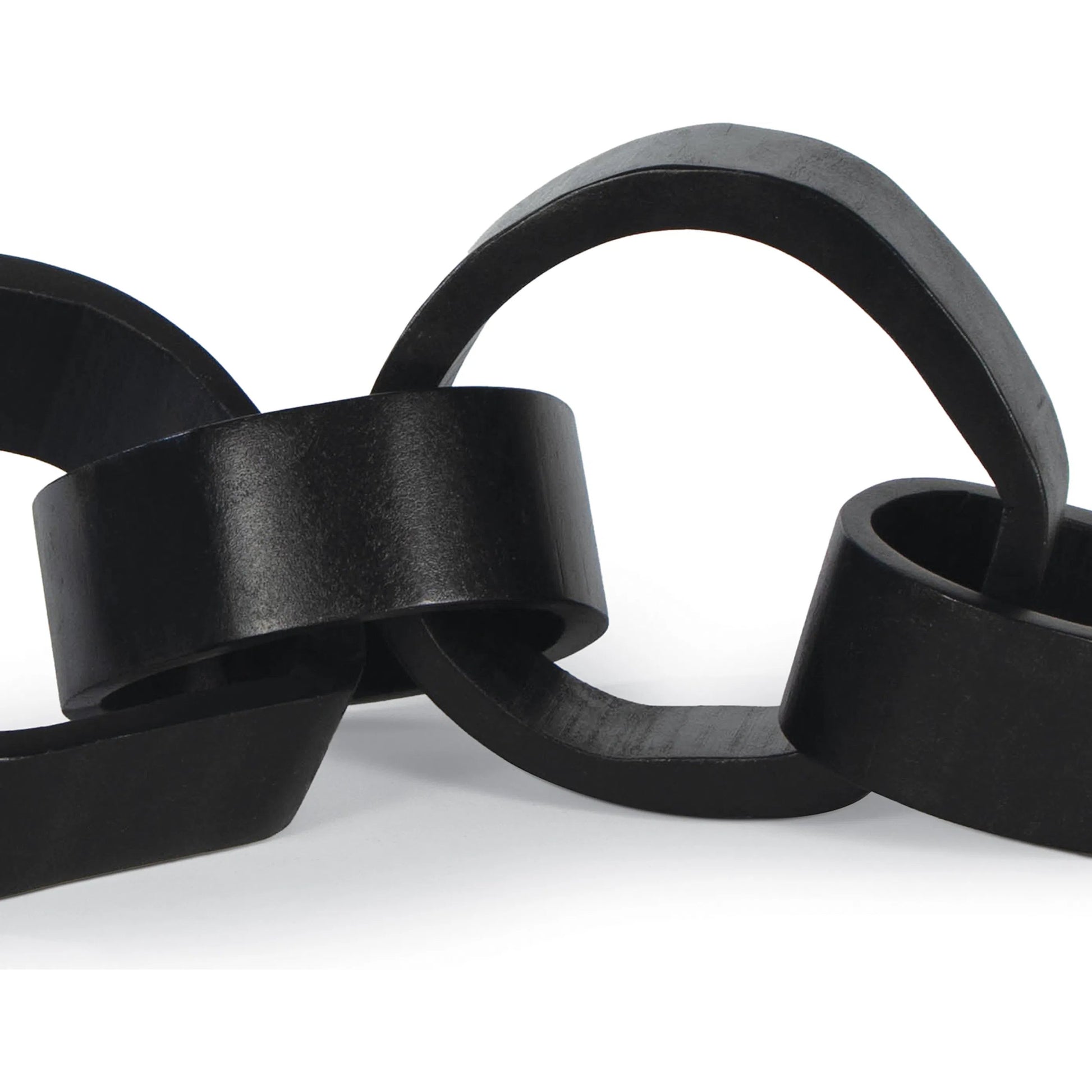 Wooden Links Centerpiece by Regina Andrew. Made from acacia wood in a modern style.