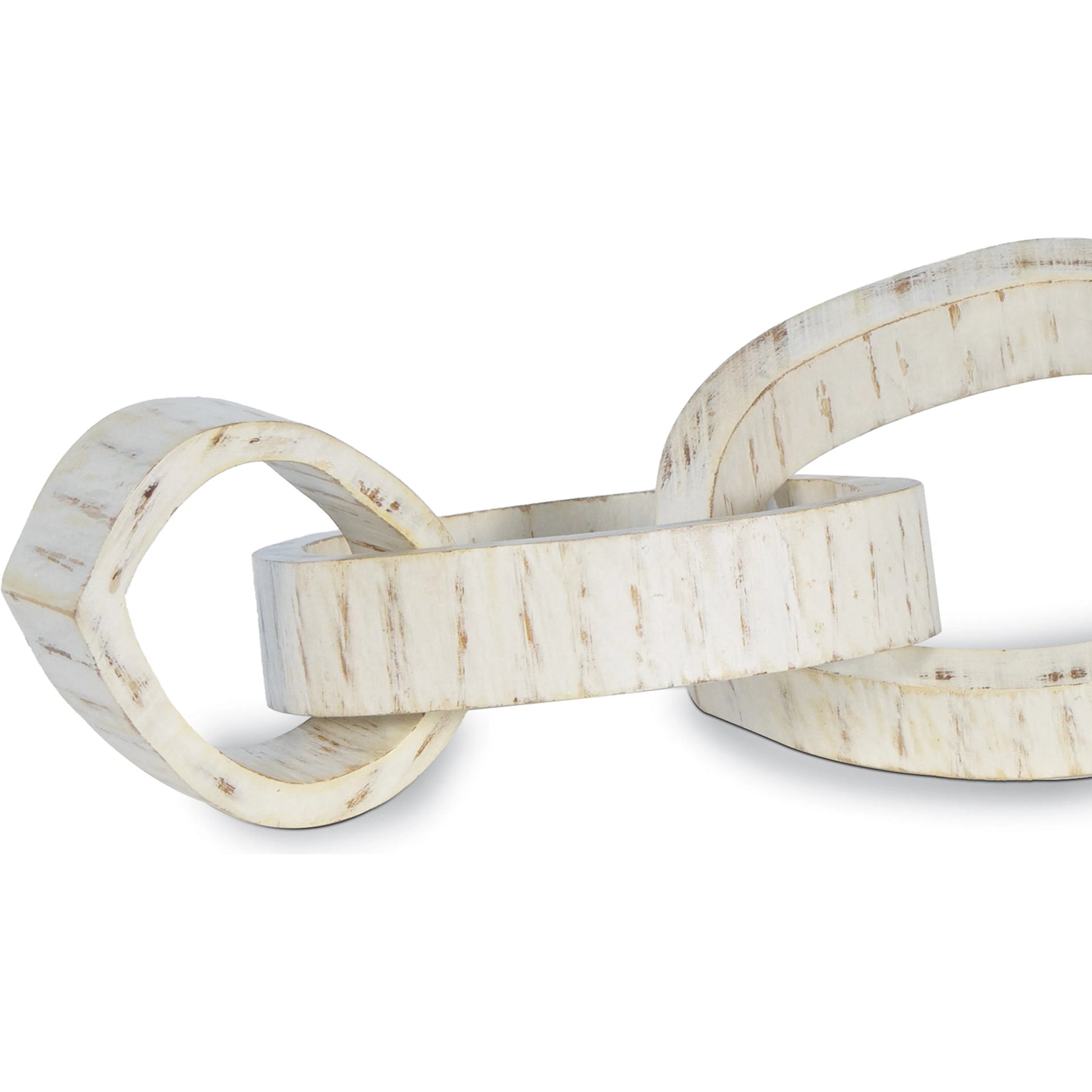 Wooden Links Centerpiece by Regina Andrew. Made from acacia wood in a modern style.