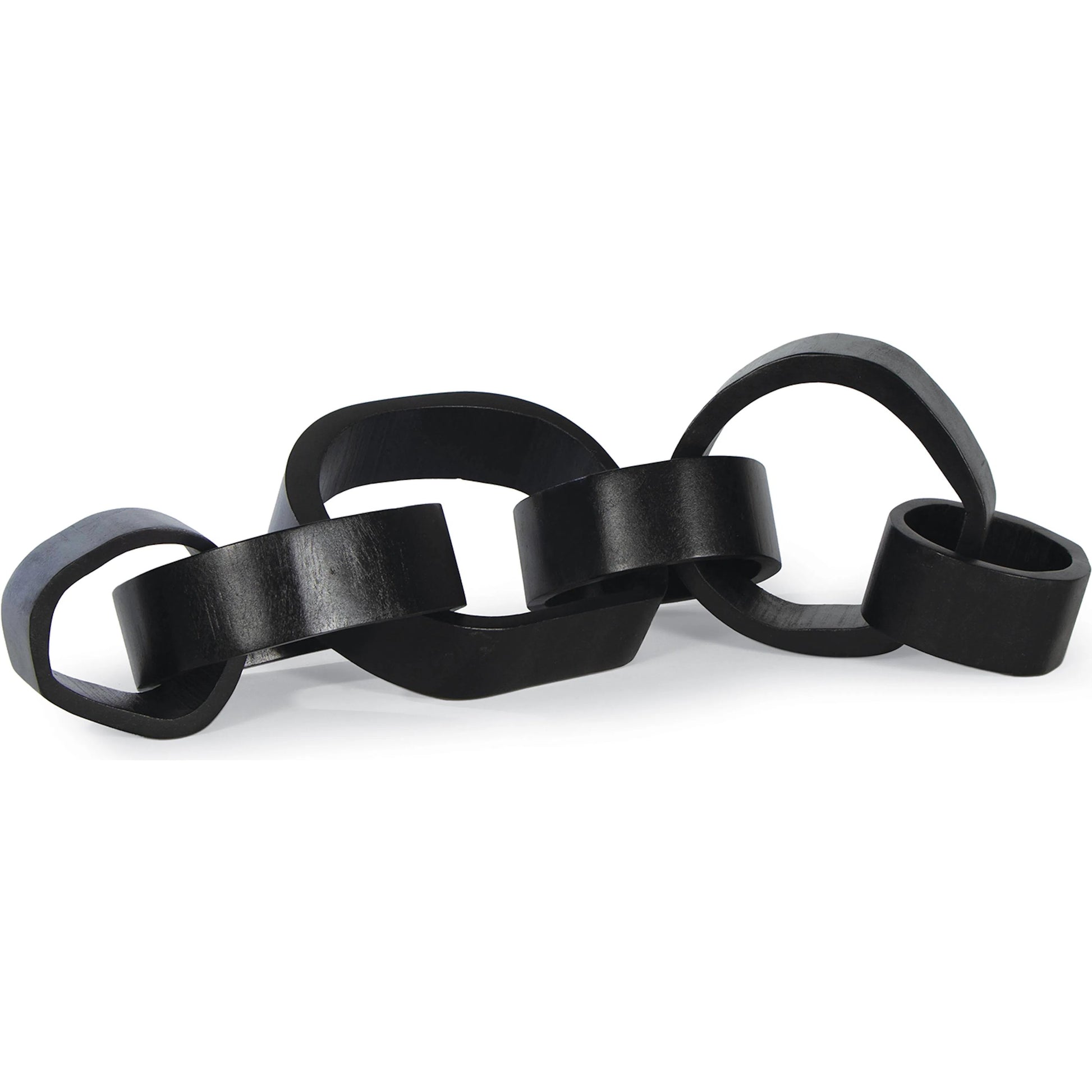 Wooden Links Centerpiece by Regina Andrew. Made from acacia wood in a modern style.