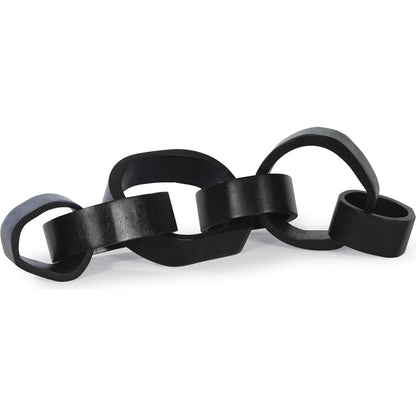 Wooden Links Centerpiece by Regina Andrew. Made from acacia wood in a modern style.