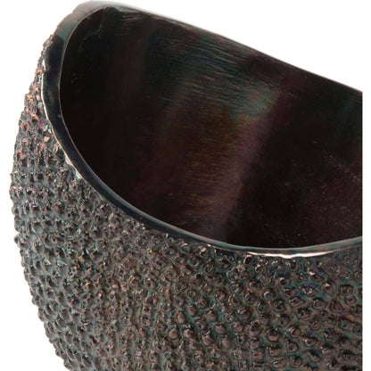Jack Bowl by Regina Andrew in patina. Made from aluminum in a eclectic & global style.