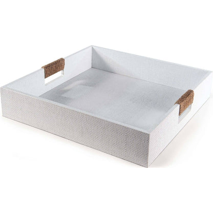 Logia Square Tray by Regina Andrew. Made from resin in a modern style.