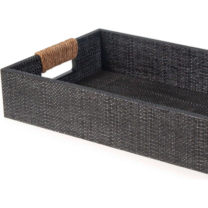 Logia Rectangle Tray by Regina Andrew in white. Made from resin in a modern style.