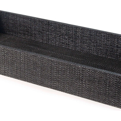 Logia Rectangle Tray by Regina Andrew in white. Made from resin in a modern style.