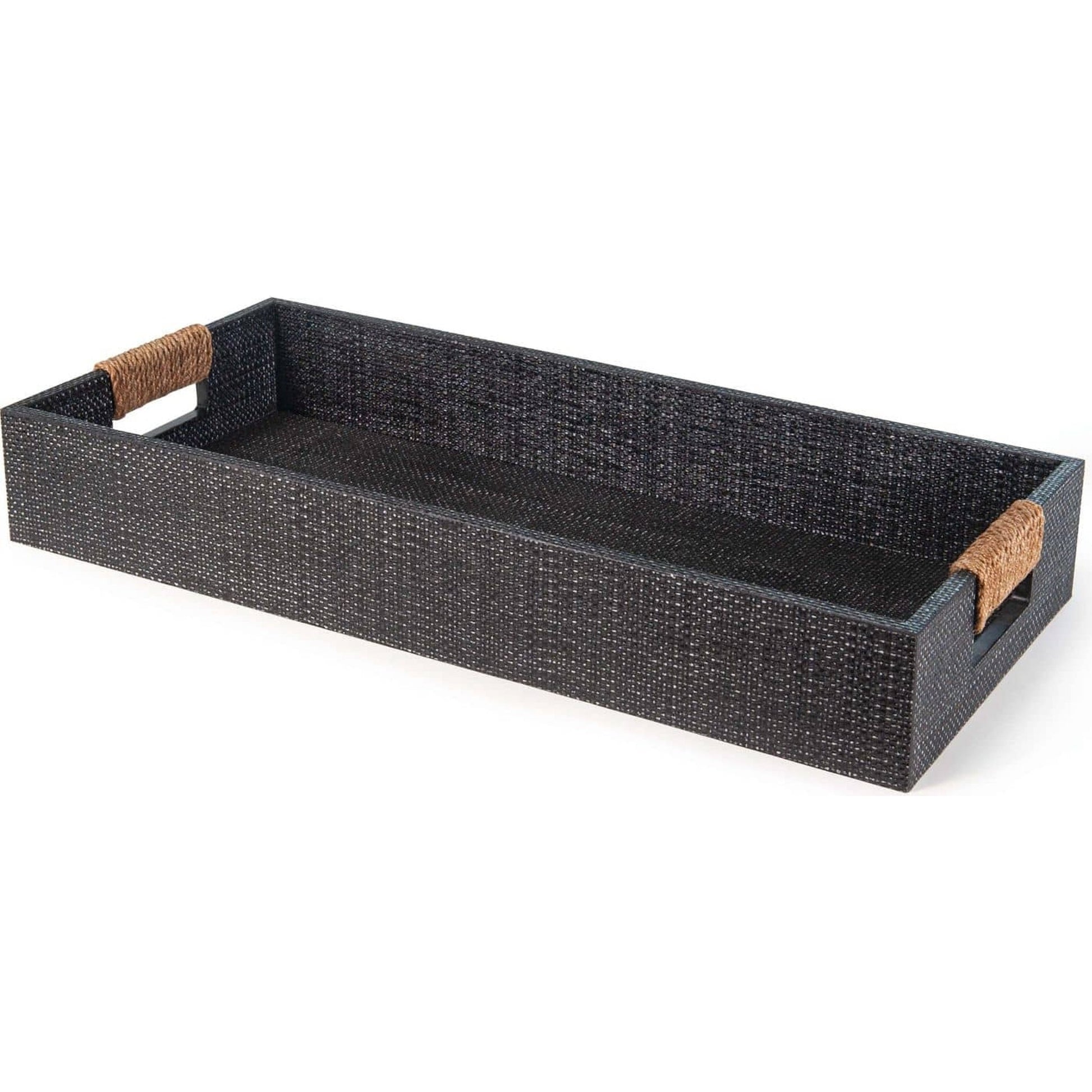 Logia Rectangle Tray by Regina Andrew in white. Made from resin in a modern style.