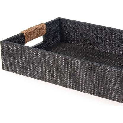 Logia Rectangle Tray by Regina Andrew in white. Made from resin in a modern style.