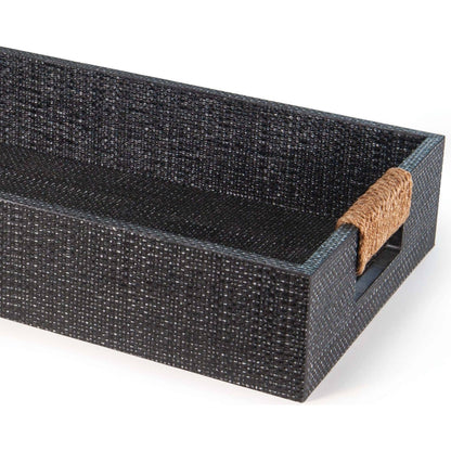 Logia Rectangle Tray by Regina Andrew in white. Made from resin in a modern style.