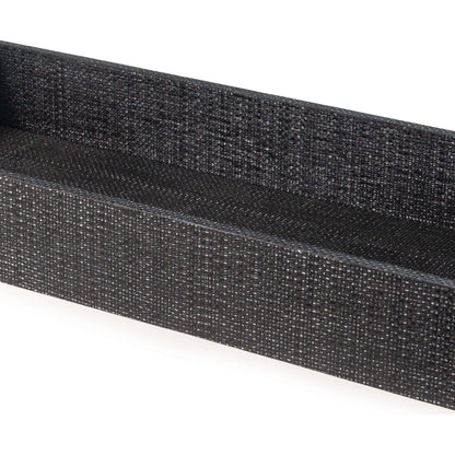 Logia Rectangle Tray by Regina Andrew in white. Made from resin in a modern style.