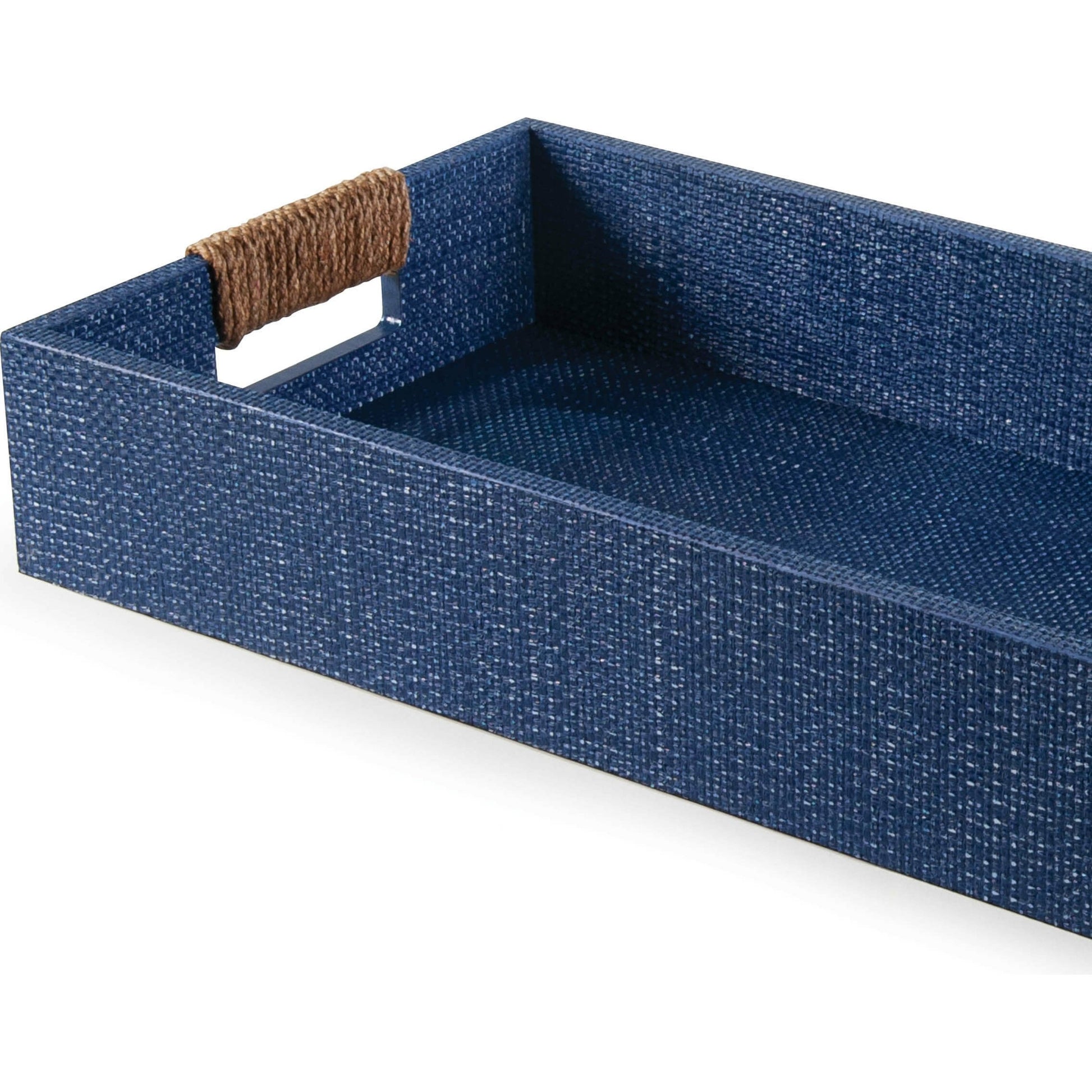 Logia Rectangle Tray by Regina Andrew in white. Made from resin in a modern style.