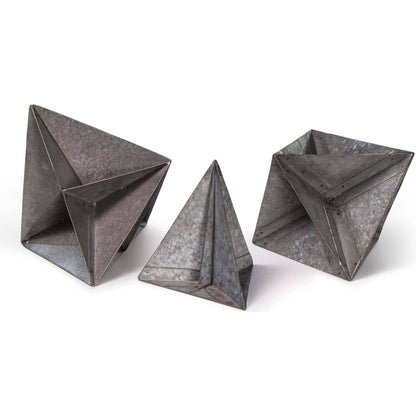 Studio Accessory Set by Regina Andrew in gray and steel. Made from iron in a modern style.