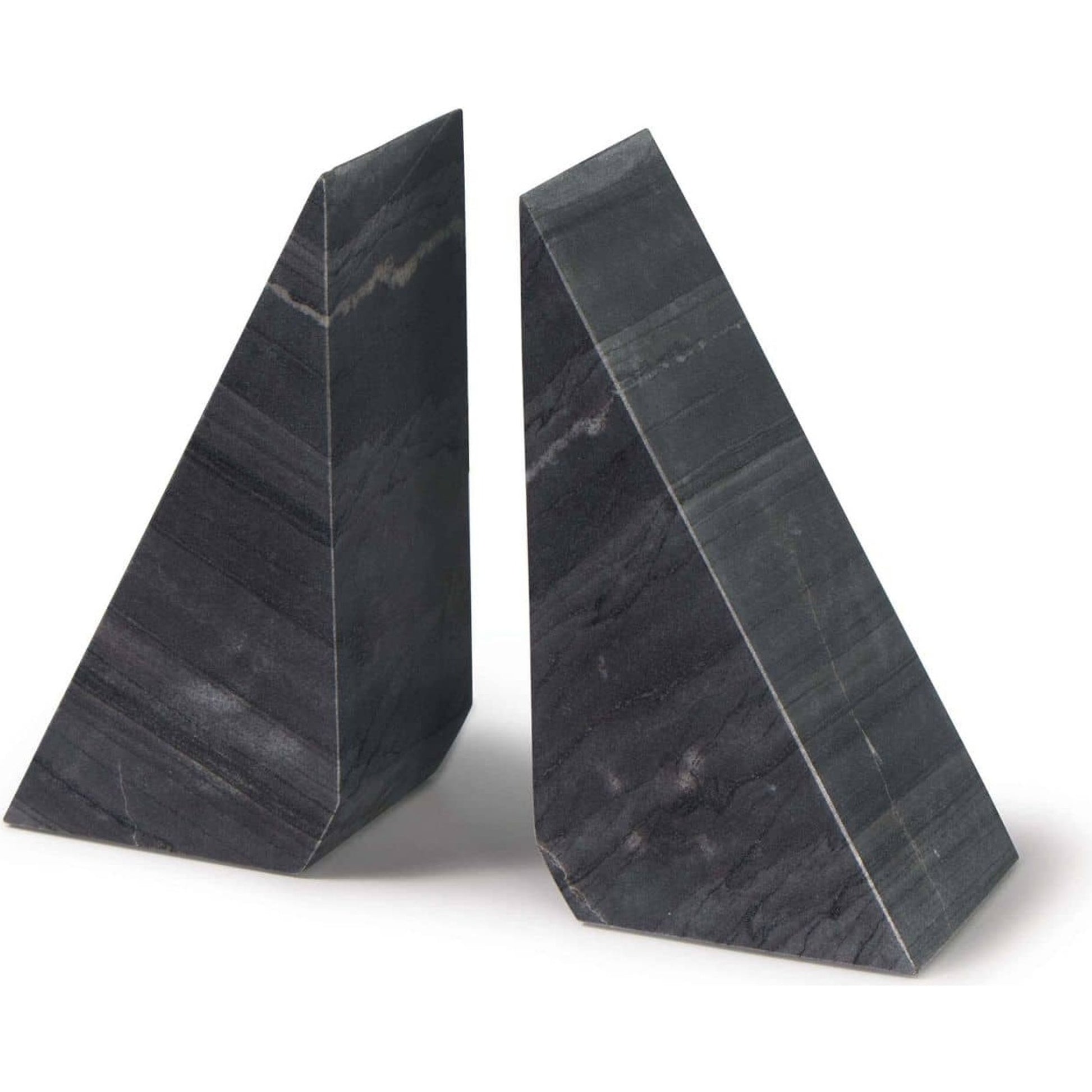 Othello Marble Bookends by Regina Andrew in white. Made from marble in a eclectic & global style.