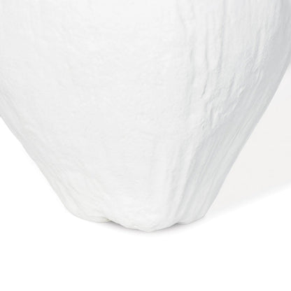 Coco Vase by Regina Andrew in white. Made from aluminum in a modern style.