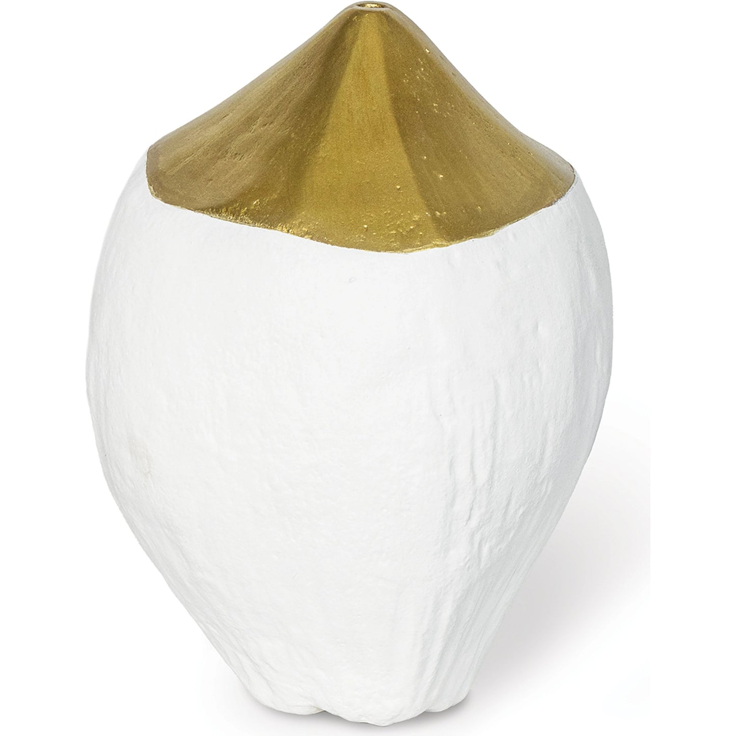 001 SI-1949213 | Primary Silo | Coco Vase by Regina Andrew in white. Made from aluminum in a modern style.