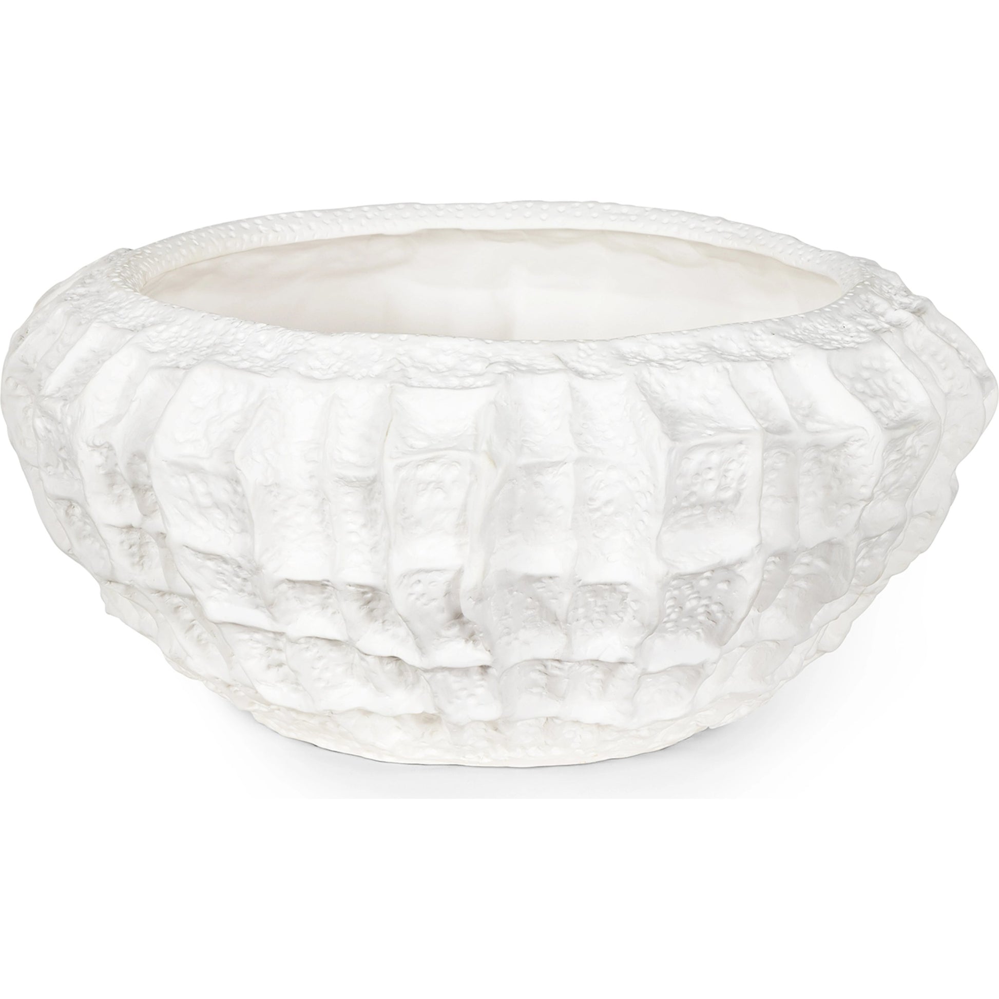 Caspian Ceramic Bowl by Regina Andrew in white. Made from ceramic in a modern style.