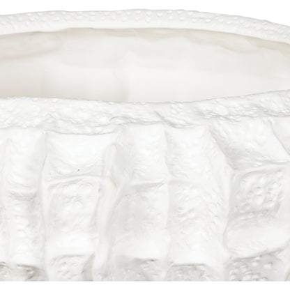 Caspian Ceramic Bowl by Regina Andrew in white. Made from ceramic in a modern style.