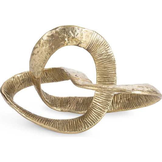 Myriad Sculpture by Regina Andrew in brass and natural brass. Made from brass in a modern style.