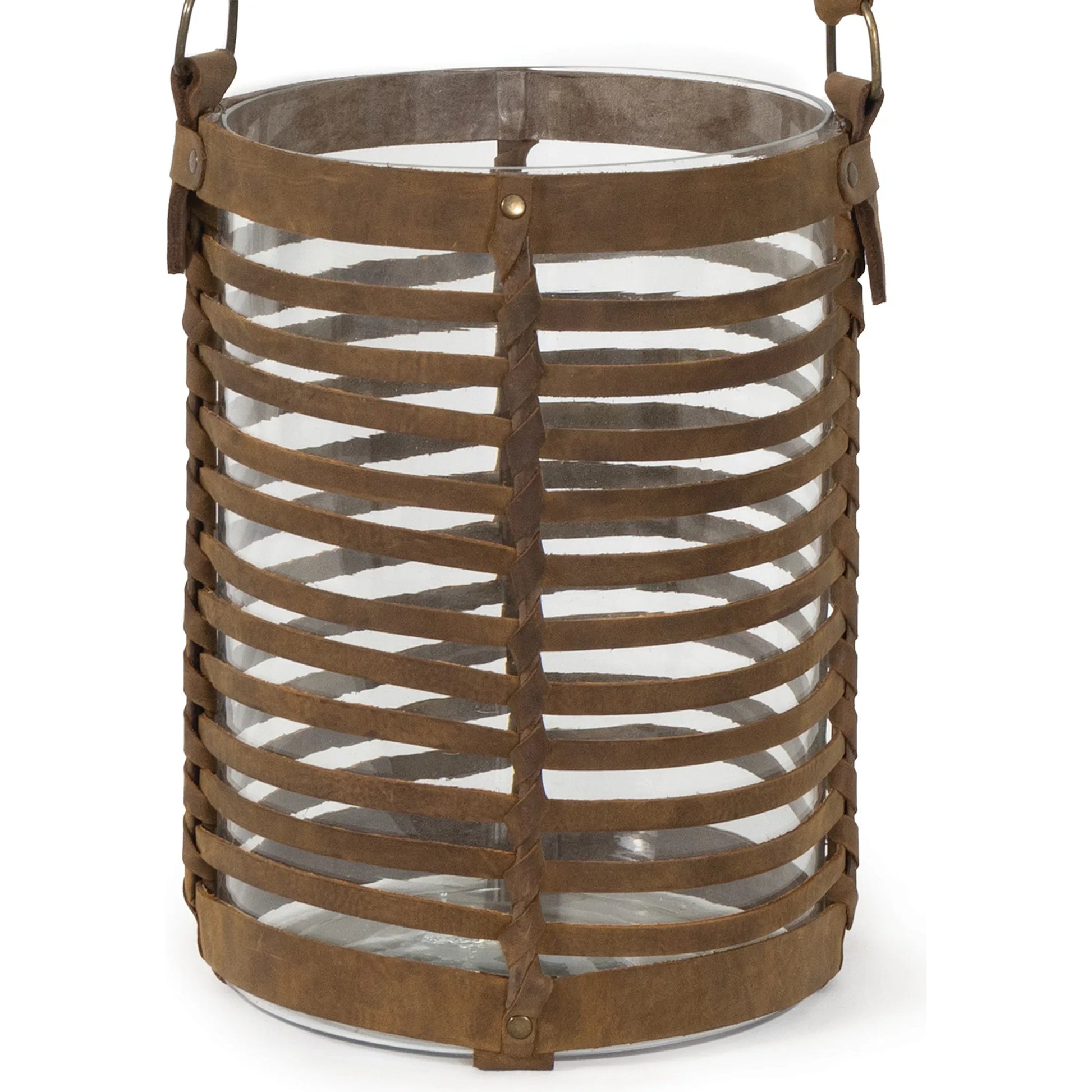 Finn Leather Hurricane by Regina Andrew in brown. Made from leather in a cottage & farmhouse style.