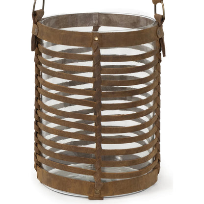 Finn Leather Hurricane by Regina Andrew in brown. Made from leather in a cottage & farmhouse style.