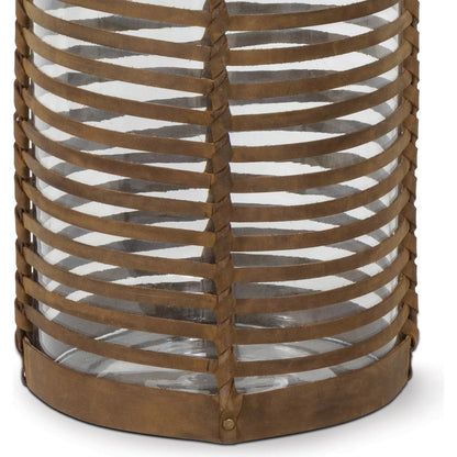 Finn Leather Hurricane by Regina Andrew in brown. Made from leather in a cottage & farmhouse style.